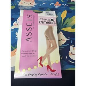 Spanx Assets Nylons Black Shaping Pantyhose Size 1
